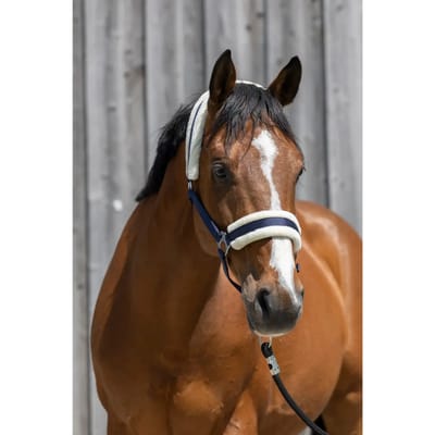 Synthetisch schapenvacht halster voor paarden Riding World