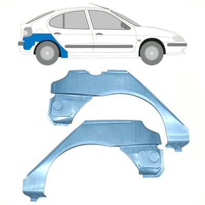 Reparatiepaneel achterspatbord voor Renault Megane I Scenic 1995-2003
