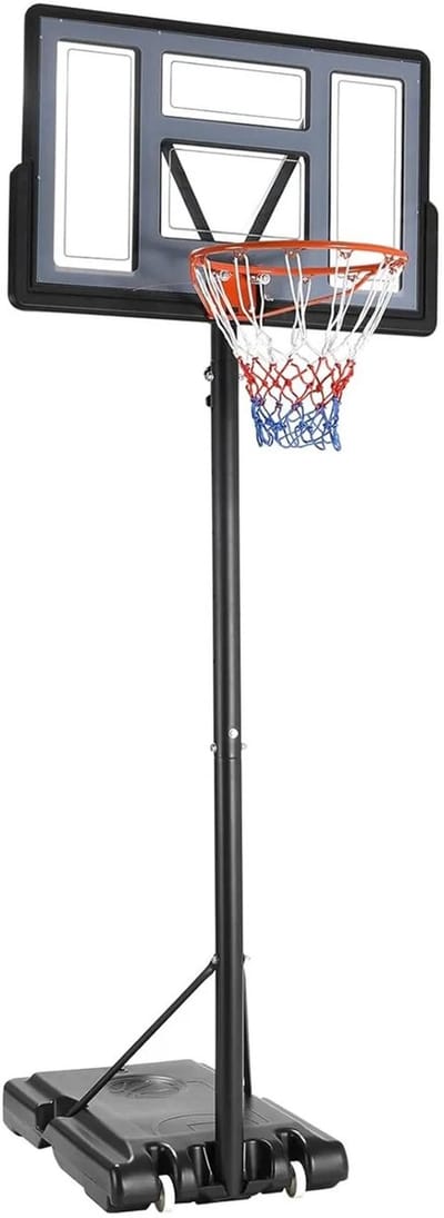 Joorly Basketbalpaal - Basketbalring - Verstelbaar in hoogte - Met wieltjes - Weerbestendig - 135 tot 305 cm