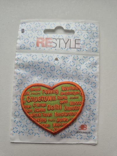 Restyle strijkapplicatie 'hart'