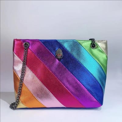 Dames Tas met Adelaarskop, Ketting Hand, Schouder Crossbody Tas, Leeuwenrug Dames Tas blue