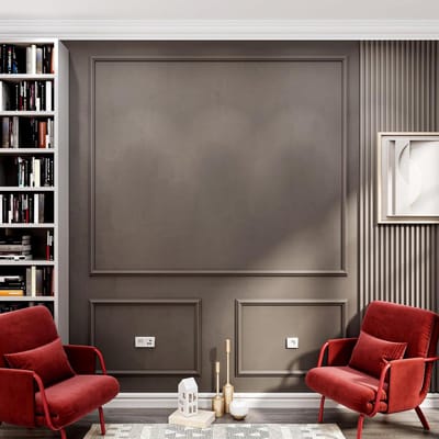Wandbekleding Pakket - Muur Decoratie Set - Kamer Verfraaien - Schade Vochtbestendig - 84x72 Inch - Wit
