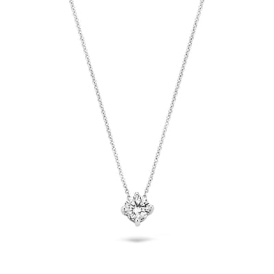 Blush Ketting 3057WZI - Wit Goud (14krt.) met Zirconia