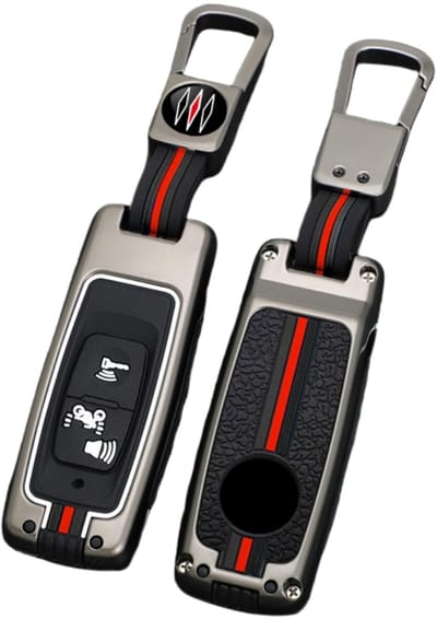 Dailygoody - Zinklegering Autosleutel Cover - Sleutelhoes voor Honda - Mat kleur - Bescherming tegen krassen - Geschikt voor Vario Forza X-ADV SH