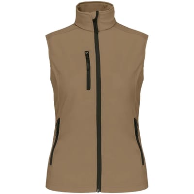 Kariban Dames softshell bodywarmer K404 - Camel - XL