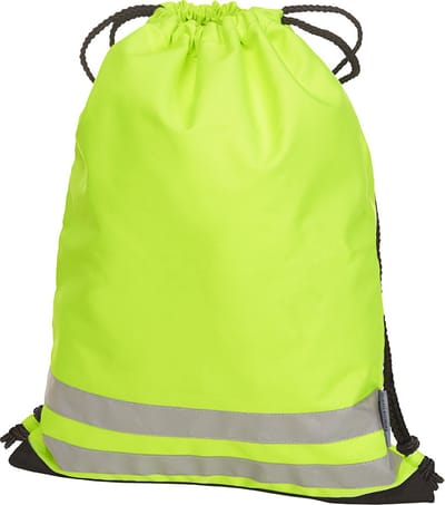 Rugtas Reflex (Neon Geel) - Rugtas - Drawstring Bag
