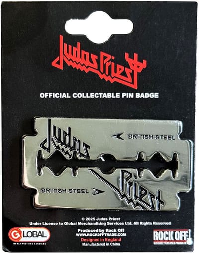 Judas Priest - British Steel Pin - Zilverkleurig