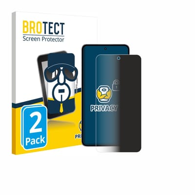 BROTECT - privacy screenprotector voor Nubia Neo 3 GT 5G - Folie Beschermfolie Blauwlichtfilter 2 Stuks