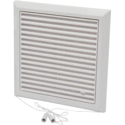 Sencys Schuifrooster 25x25cm Kunststof Wit