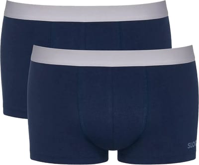 Sloggi Men GO ABC 2.0 Hipster - heren boxershort korte pijp (2-pack) - kobalt- en donkerblauw