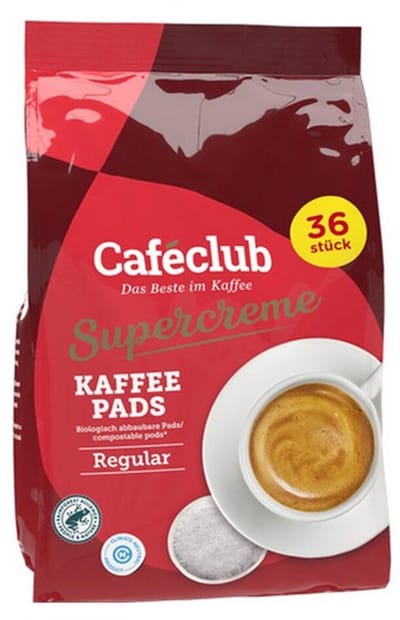 CafÃ©club - Supercreme Koffiepads Regular - 36 pads