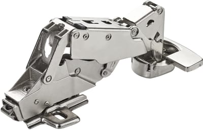 SOTECH groothoekscharnier 165° Sensys 8657i middenaanslag (half-inliggend) soft-close en automatisch sluiten, snelle montage + montageplaat hoogte 1,5 mm + bekerafdekking