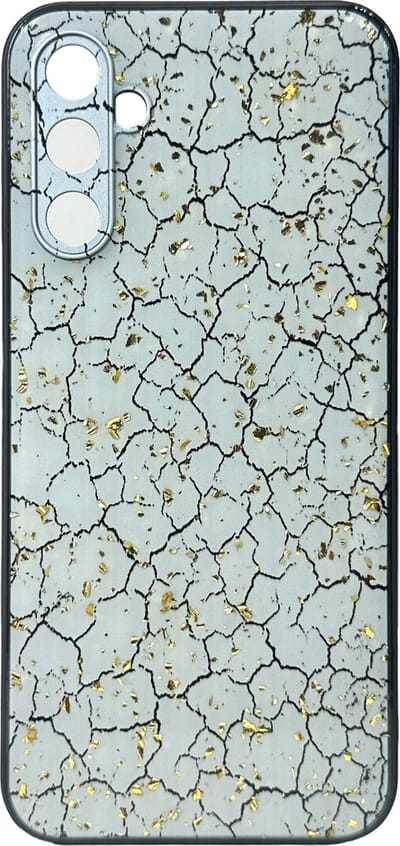 Silicone Hoesje Print - Backcover - Geschikt voor Samsung Galaxy A13 5G & Samsung Galaxy A04s - Gebroken Wit