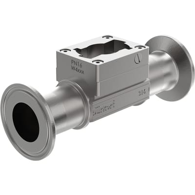 Tri-Clamp-fitting met paddle wheelsensor, DN25, RVS - Bürkert S030 - 551797
