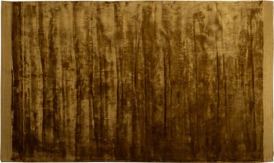 WOOOD Tammo Vloerkleed - Viscose - Honinggeel - 1x200x300