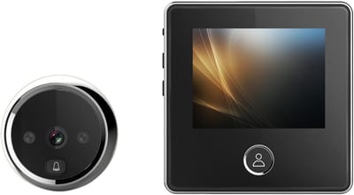 Deur Kijkgaatje Camera - Digitale Deurbel - Veiligheid Thuis - Ingebouwd Geheugen - 3 Inch Display - Zwart