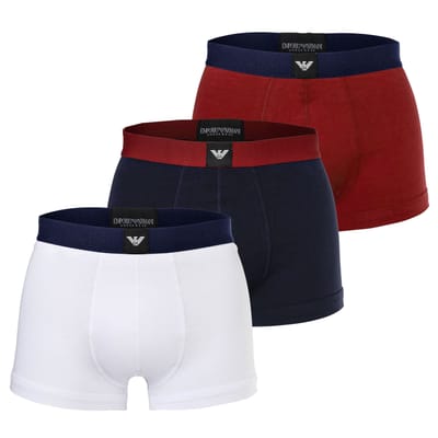 Emporio Armani Boxershorts ESSENTIAL LOGOLABEL Set van 3