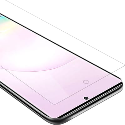 Cadorabo Screenprotector geschikt voor Samsung Galaxy NOTE 20 PLUS - Pantser film Beschermende film in KRISTALHELDER Geharde (Tempered) display beschermglas in 9H hardheid met 3D Touch