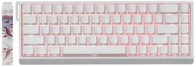 MADLIONS MAD 68 HE RGB - Gaming Keyboard (Toetsenbord) - 60% - 8KHz - 0.04mm Rapid Trigger - Magnetisch - RGB - PBT - 68 Toetsen - Side-Printed - Wit