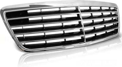 Auto grill - voorgrille - Mercedes W210 E-Klasse 06 1999-03 2002 Avantgarde - zwart