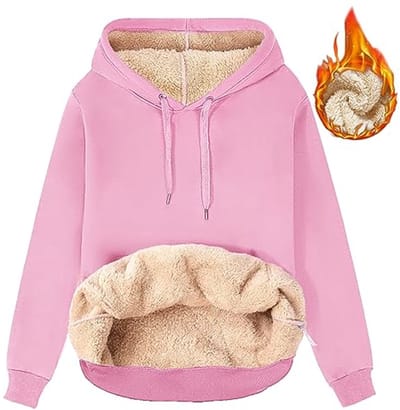 Uniseks Fleece Hoodie voor Dames en Heren - Warm en Comfortabel Oversized Sweatshirt met Kangoeroezak