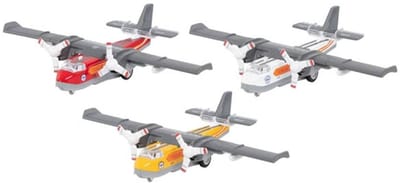 Goki vliegtuig die-cast speelgoed vliegtuigje met metalen body.