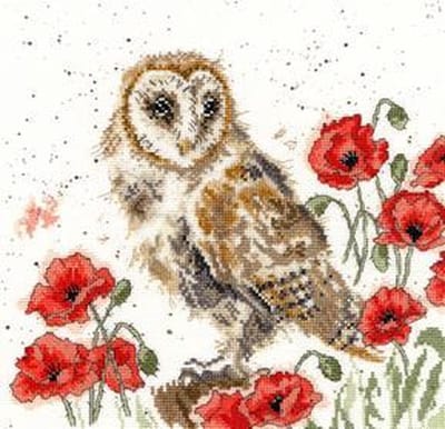 Borduurpakket Kerkuil The Lookout - Hannah Dale - Bothy Threads