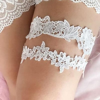Bruiloft Kousenband Elastische Kant Been Kousenband Riem Met Lint Boog Jarretel Dij Harnas Voor Bruid Party Bruiloft Gift