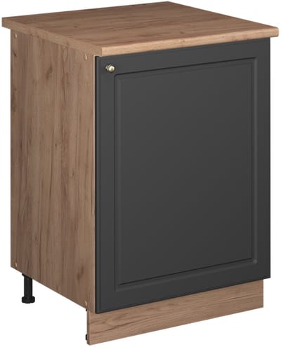 Vicco Wastafelkast Fame-Line, Anthrazit-Gold Landhaus/Goudkleurig Eiken, 60 cm