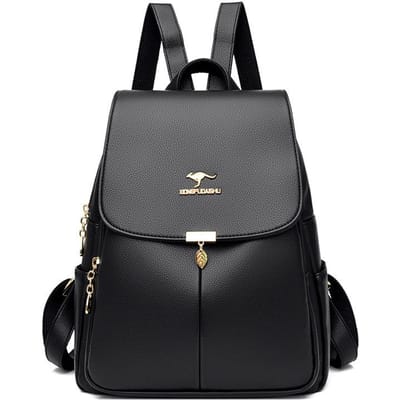 Sac à dos atmosphérique pour femmes Nouveau Polyvalent Grande Capacité Cuir Souple Sac d'École Étudiant Sac à Dos de Voyage Extérieur Sac pour Femmes