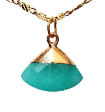 Amazoniet Hanger Verguld