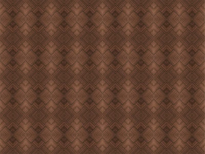 Zelfklevende vinyl muurbekleding op rol per meter - Muursticker voor hoofdbord - BRUIN HOUT ART DECO - 120x160cm