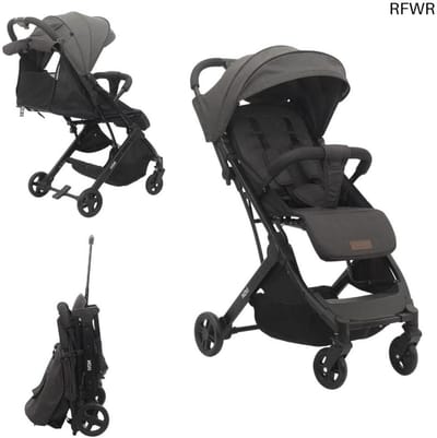 RFWR® Compacte Buggy voor Kinderen van 0-4 Jaar, Verstelbare Rugleuning, Ideaal voor Reizen