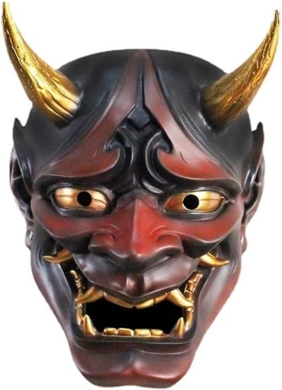 Japanse Prajna Noh Kabuki Halloween Cosplay Masker - Hannya Demon Oni Samurai Resinemasker voor Grimace Props en Cosplay Accessoires