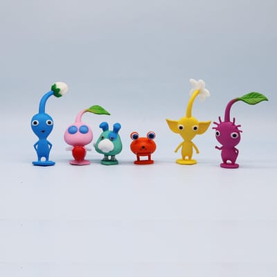 6/12 stuks Anime Pikmin Karakters Actiefiguur Speelgoed Cartoon Kapitein Olimar Model Figuras Speelgoed voor Kinderen Cadeau