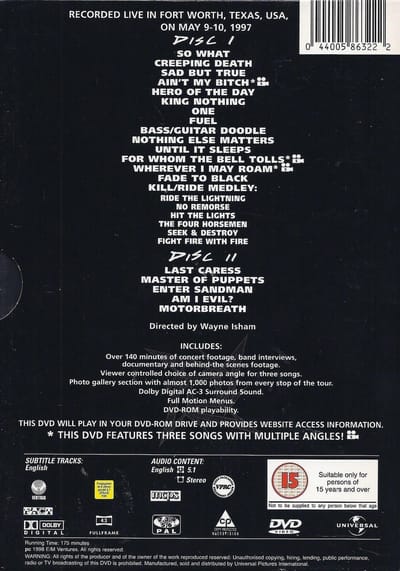 Metallica - Cunning Stunts (2DVD)