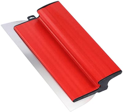 oppervlaktespatels, 25 cm oppervlaktespatel, gladstrijkspatel voor gipsplaatconstructie | gevelspatel, behangspatel, spatel met roestvrijstalen blad voor grote werkoppervlakken, gereedschap voor w
