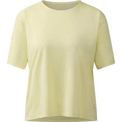 Haglofs L.i.m Delta Crop T-shirt Met Korte Mouwen Geel M Vrouw