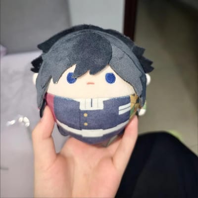 10cm Tomioka Giyuu Pluche Pop Cartoon Gedrukt Kimetsu No Yaiba Knuffel Speelgoed Cadeau Giyuu Tomioka Pluche Pop Decoraties 10cm white