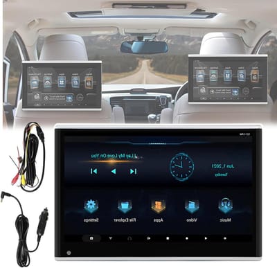 Hoofdsteun Multimedia Scherm - Achterbank Monitor - Reizen Vermaken - HD IPS Touchscreen - 11.6 inch - Meerkleurig
