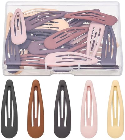 Haarclips - Metalen Haarspelden - Antislip Haarklemmen - Diverse Kleuren - Haaraccessoires voor Meisjes - 30 Stuks