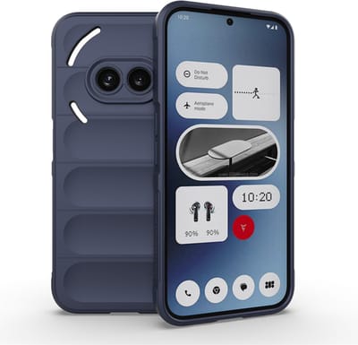 MobyDefend Hoesje - Geschikt voor Nothing Phone (2a) / Nothing Phone (2a) Plus - TPU Gripcase - Blauw