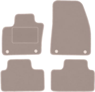 Beige veloursmatten voor: Volvo XC40 crossover (2017-)