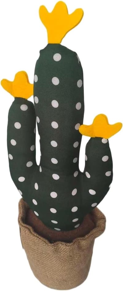 Decoratieve deurstopper - Deurhouder cactus - Thuis decoratie - Zwaar gewogen stof - 14 x 14 x 44 cm