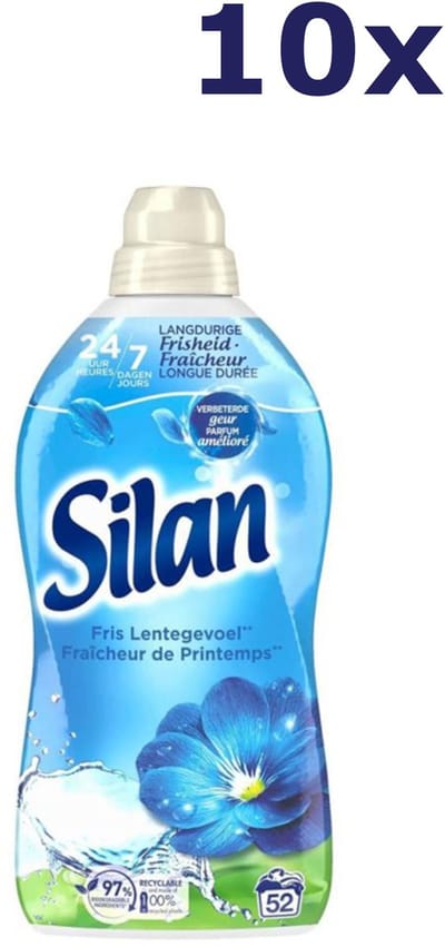 10x Silan Wasverzachter - 52sc1.144L - fris lentegevoel