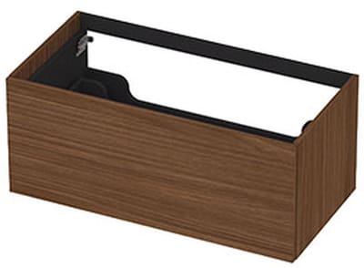 INK - Onderkast 1 Lade Push 2 Open Decor - 900x450x376 Mm - Warm Walnoot
