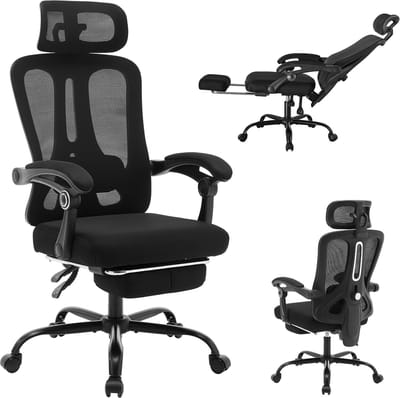 Ergonomische Bureaustoel - Office Gaming Chair - Volwassenen Game Stoel - Gamestoel - Zwart