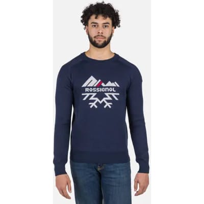 Trui met ronde hals Rossignol Jacquard