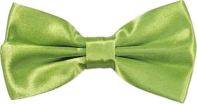 Fako Fashion - Vlinderstrik - Vlinderdas - Strik - Satijn - Voorgestrikt - 12.5cm - Lichtgroen