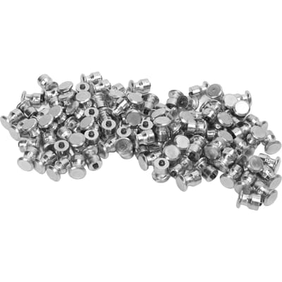 100 Pièces Crampons Argentés pour Pneus de Voiture Antidérapants Stables Résistants à l'Usure Vis à Crampons pour Pneus ATV Chargeur Chariot Élévateur Moto gray